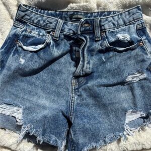 Wild Fable Women's Blue Denim Shorts